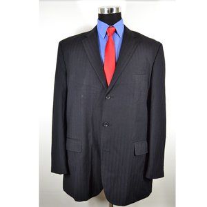 Pronto Mondo 48L Sport Coat Blazer Suit Jacket Bla